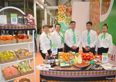 Noval Peru are growers and exporters of different peppers, capsicum, fruit and vegetables. They where happy with the interest at the show says the team of Martha Baca, Carroll Cardenas, brothers Nony and Jhonathan Lados owners of the company. 